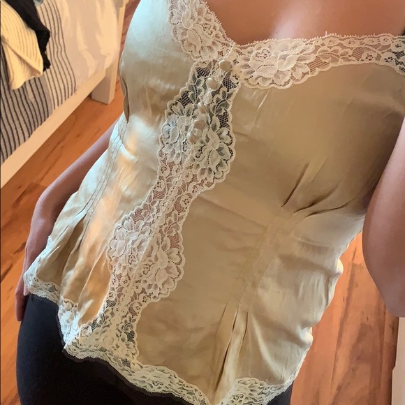 Silk and Lace Cami Tank fits 8-10 - Picture 3 of 6